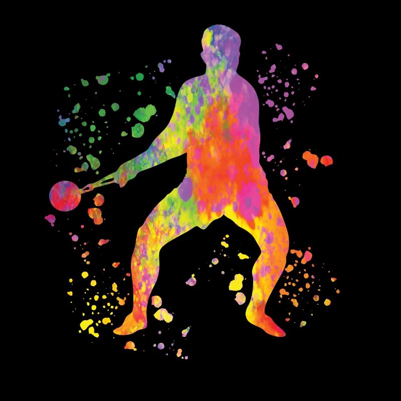 Diskuswerfer Colorsplash Diskuswurf