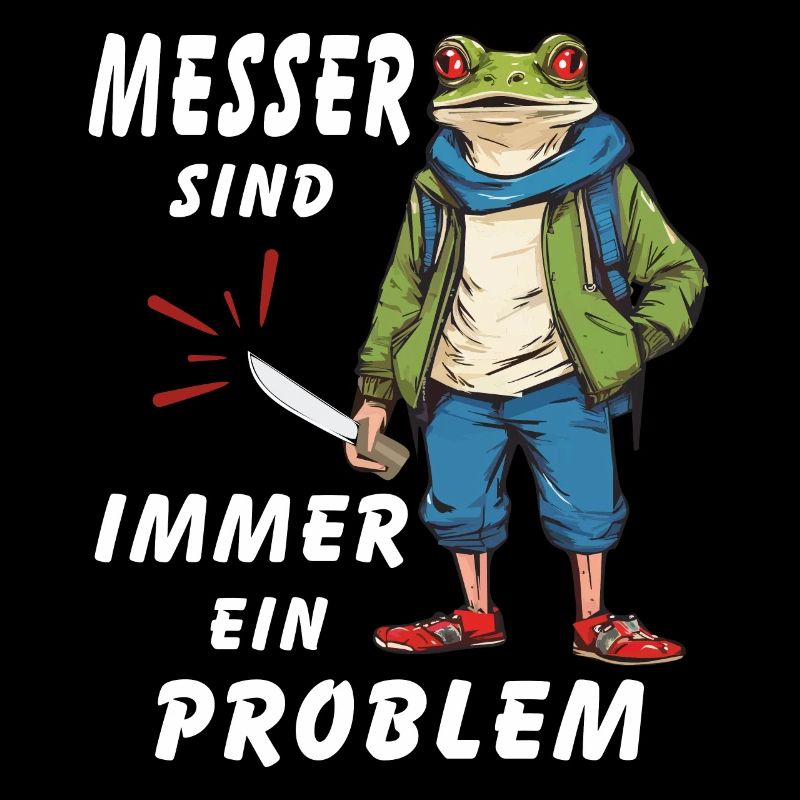 FROSCH MESSER SIND IMMER EIN PROBLEM