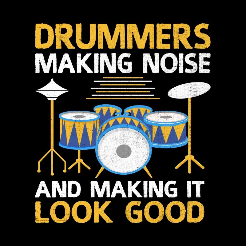 Drummers Making Noise And Making It Look Good Drum