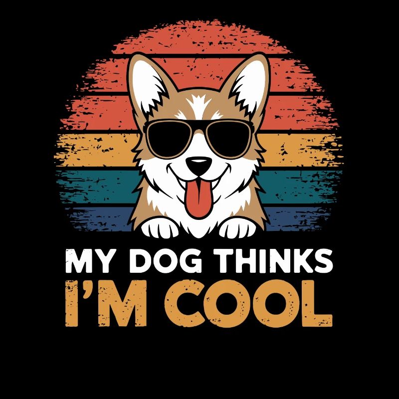 Corgi Mein Hund Denkt Das Ich Cool Bin