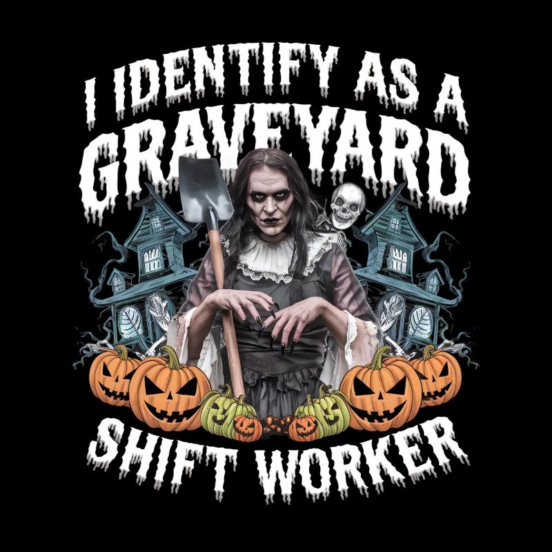 lustiges I Identify As A Graveyard Shift Worker