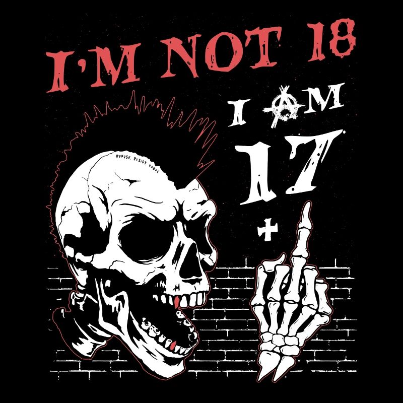 Ich bin 17 plus Mittelfinger - 18. Geburtstag