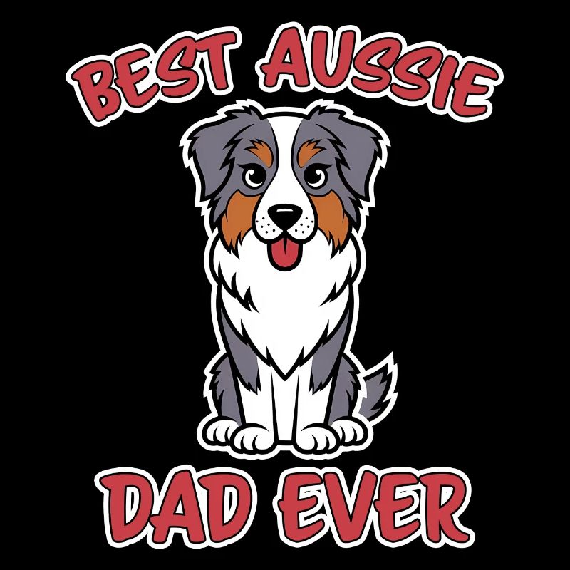Australian Shepherd Papa Lustiges Aussie Geschenk