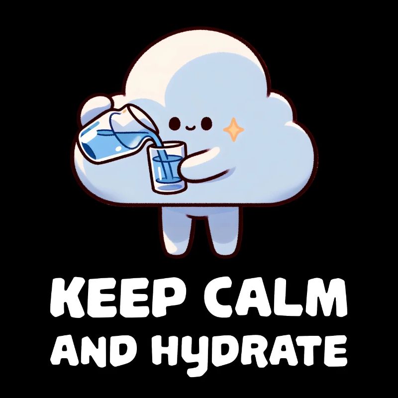 keep calm and hydrate