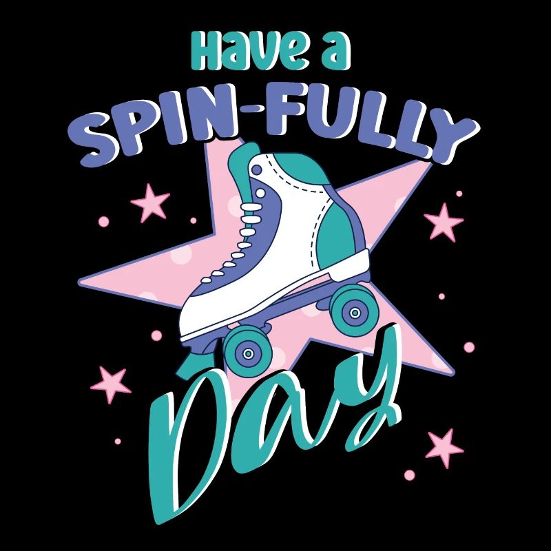 Rollerskater Party Have A Spin-Fully Day Gift Idea