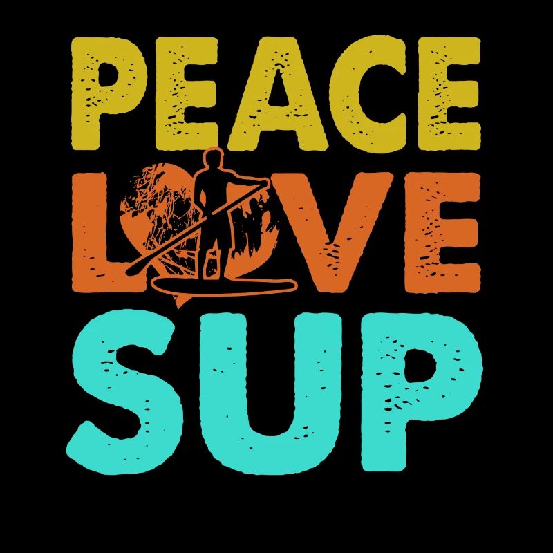 Paddleboarding Peace Love Sup