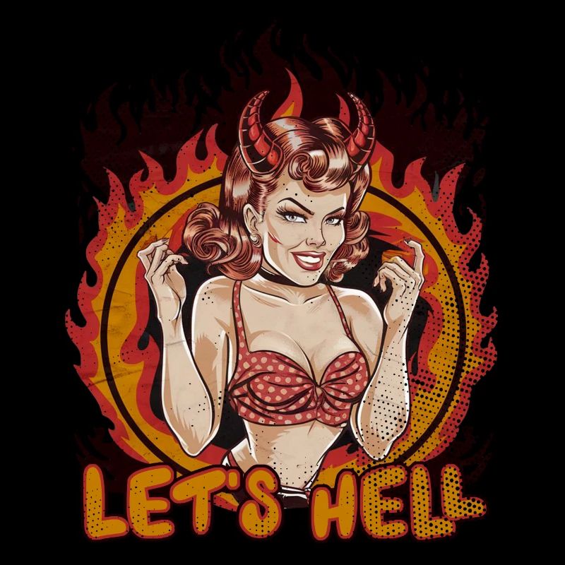 American Pin Up Hell Halloween
