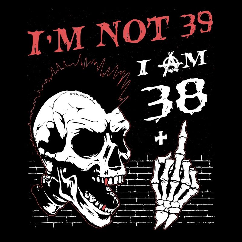 Ich bin 38 plus Mittelfinger - 39. Geburtstag