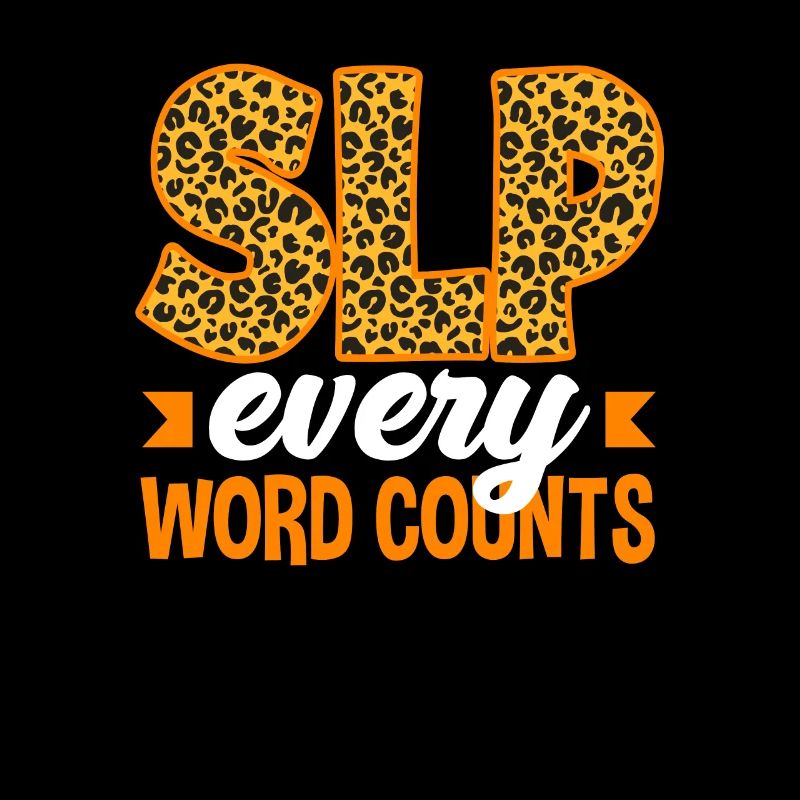 SLP Every Word Counts Leopard Print