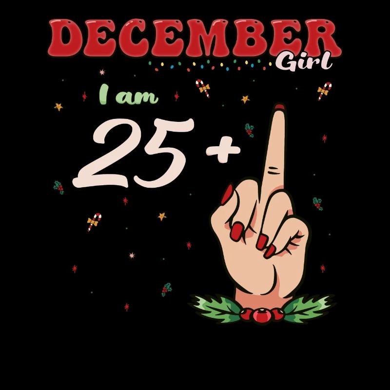 Dezember Königin 25 + Mittelfinger | Frecher 26. Platz
