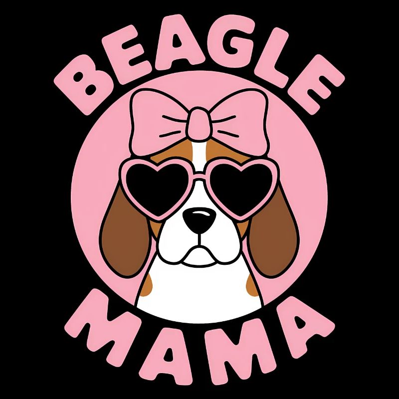 Beagle Mama Hund Mutter Lustiges Beagle Geschenk