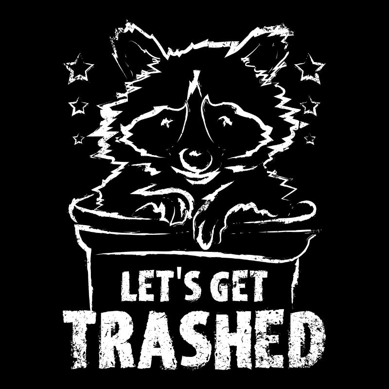 Let's get trashed raccoon
