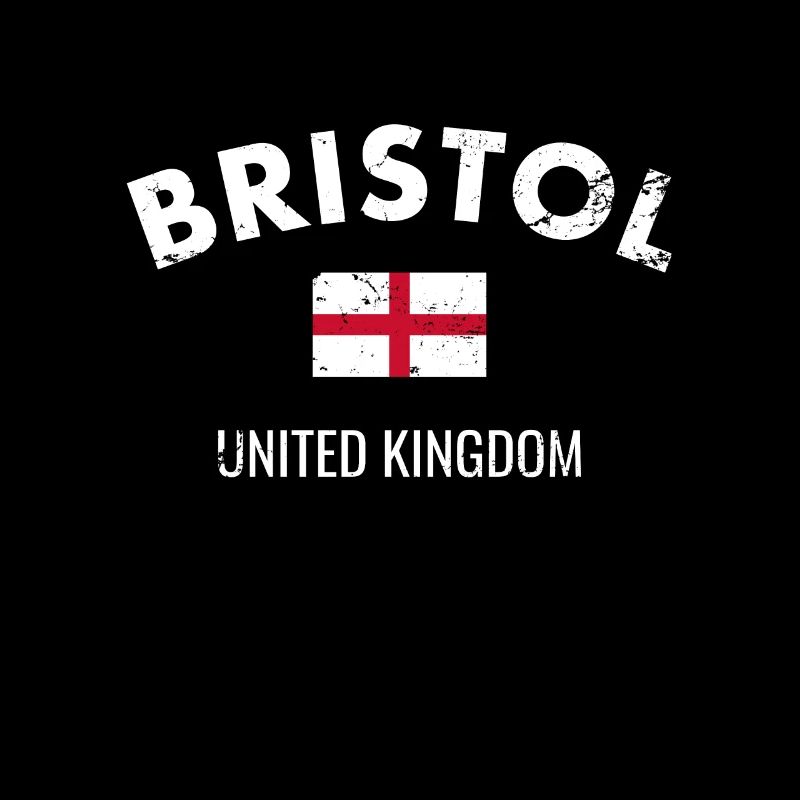 Bristol Angleterre Vintage Drapeau anglais Anglais
