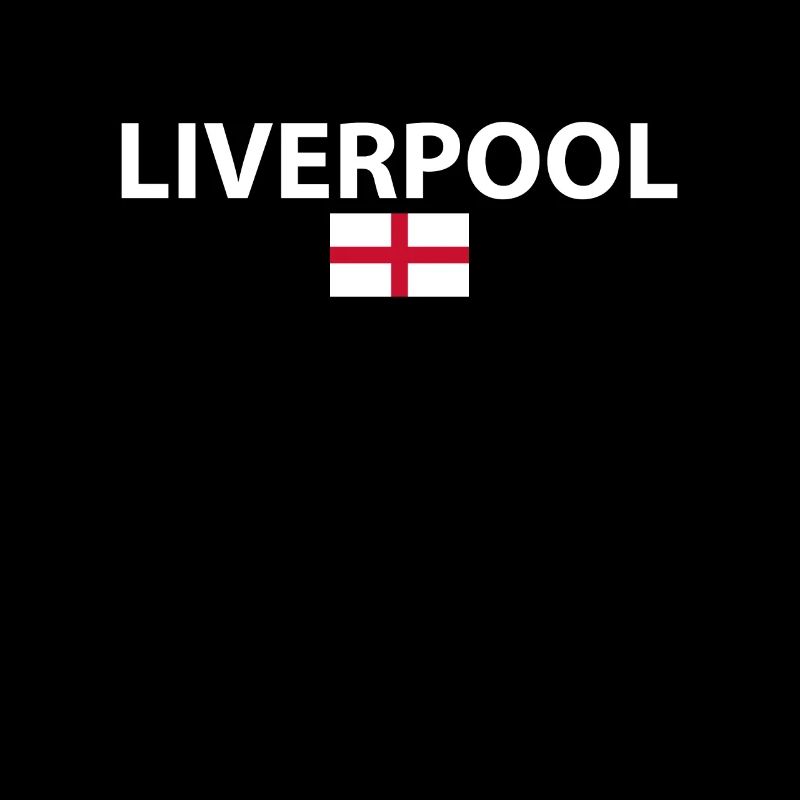 Liverpool Angleterre Anglais Drapeau Anglais