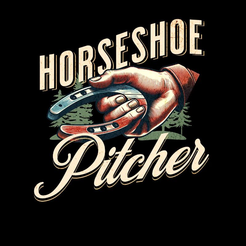 Horseshoe Throwing Horseshoe Pitching
