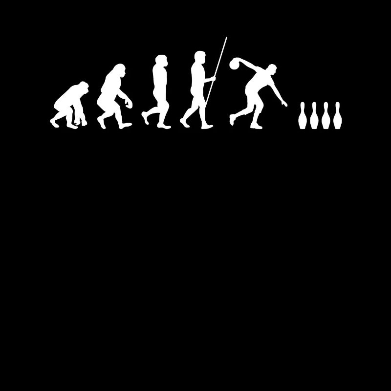 Evolution Des Menschen Zum Kegeln