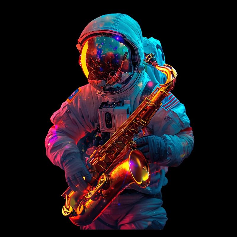 Saxophone astronaute