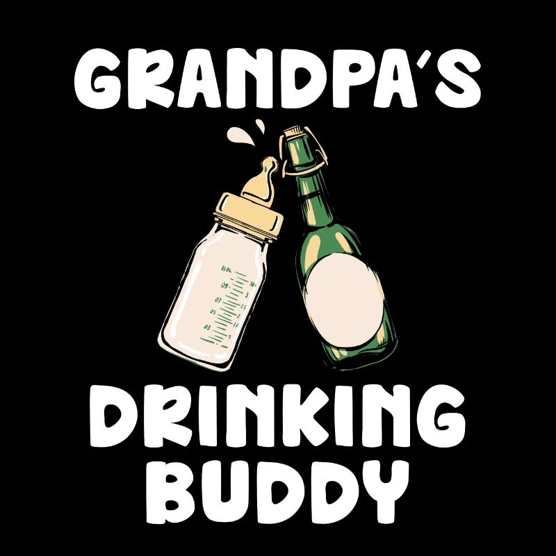 Grandpa's Drinking Buddy Lustiges Motiv