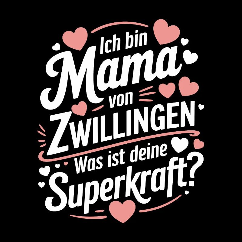 Zwillingsmama Zwillings Mutter, Mama von Zwillinge