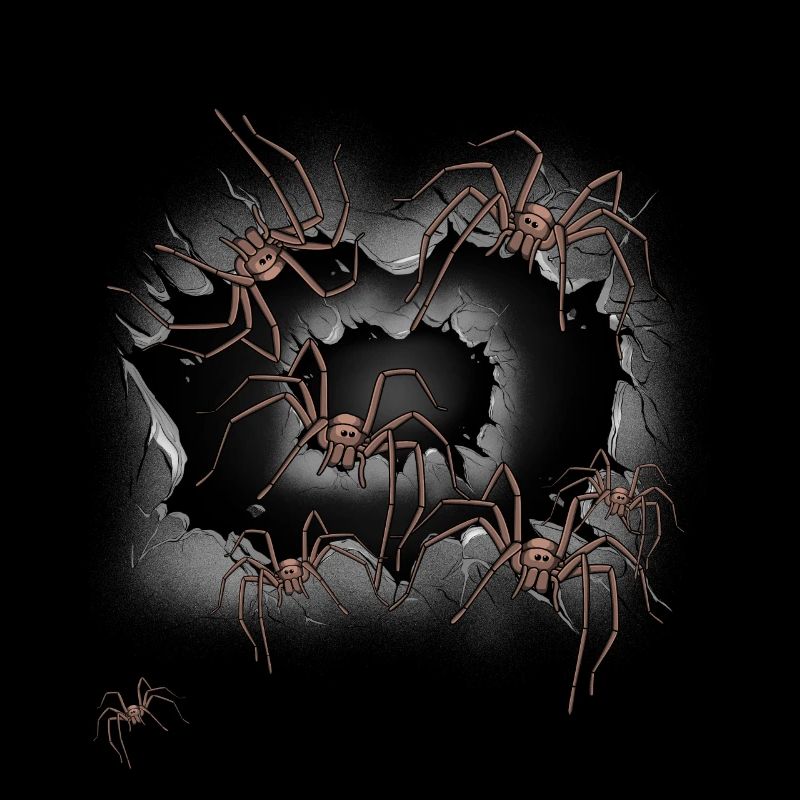 Halloween Spiders Spider Spiders Phobia Panic