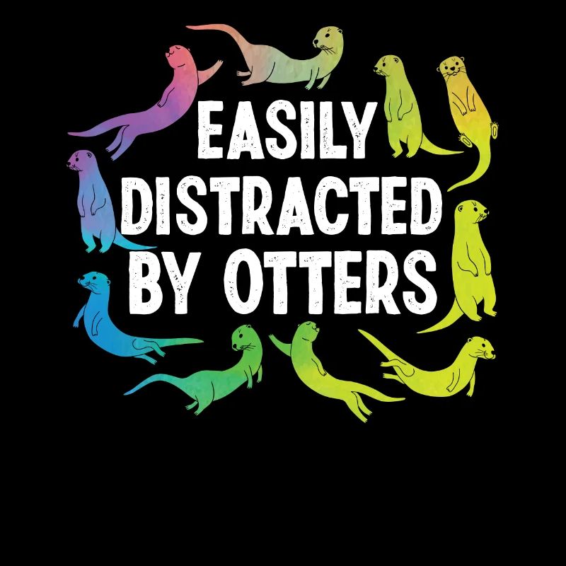 Otter Easily Distracted By Otters