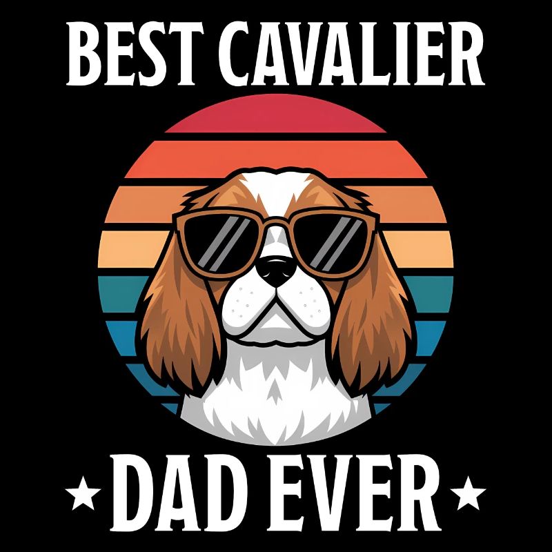 Cavalier King Charles Spaniel Disant Papa Cadeau
