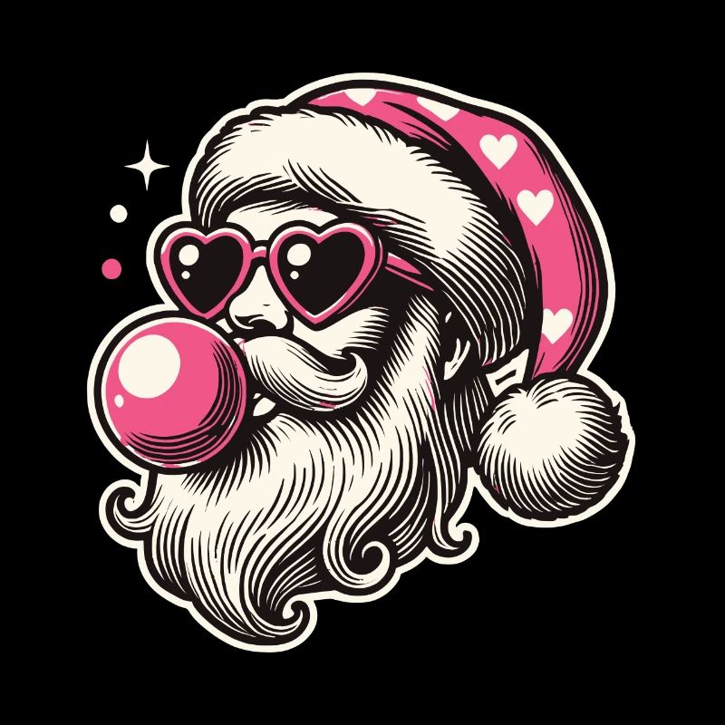 Cool Sigma Santa Joie de Noël