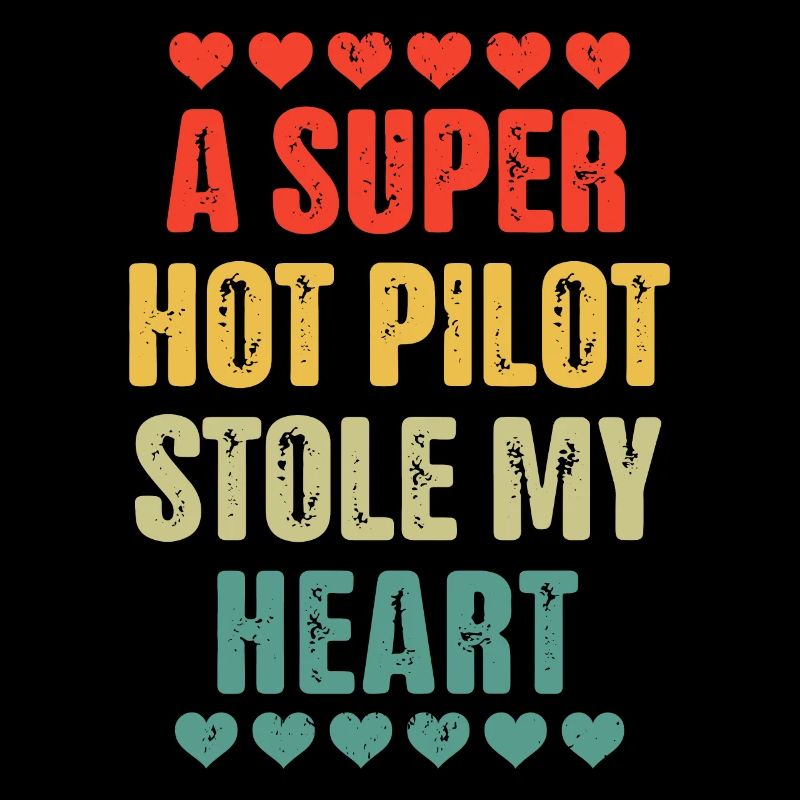 Retro Vintage Pilot Valentines Day Gift