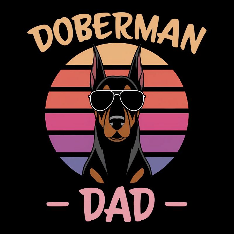 Doberman Saying Dad Funny Doberman Gift