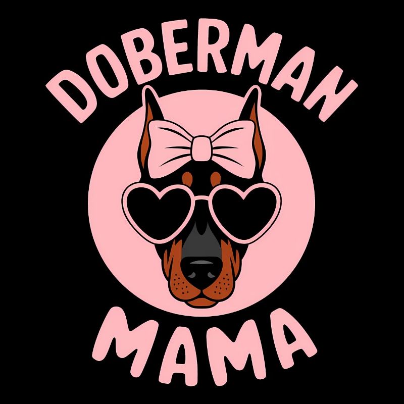 Dobermann Spruch Mama Lustiges Dobermann Geschenk