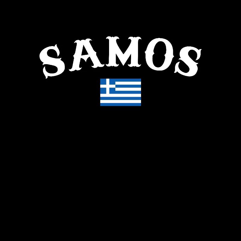 Samos Grèce Drapeau grec Grec