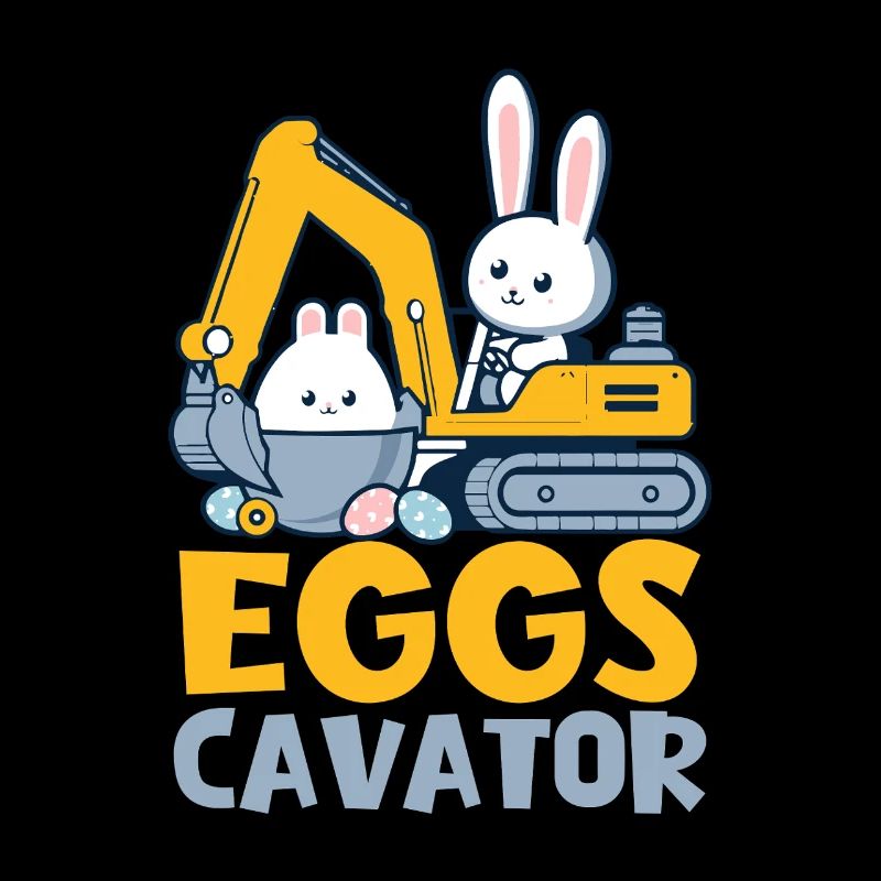 Eier Cavator mit süßen Kaninchen