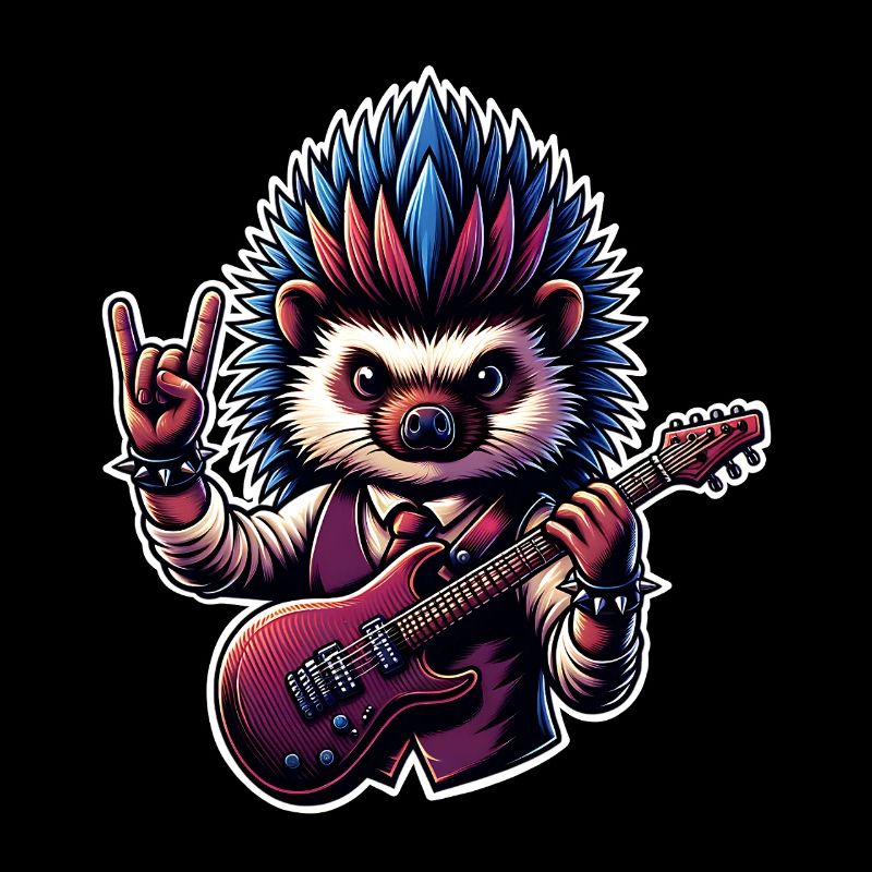 Igel Rock and Roll Gitarrist