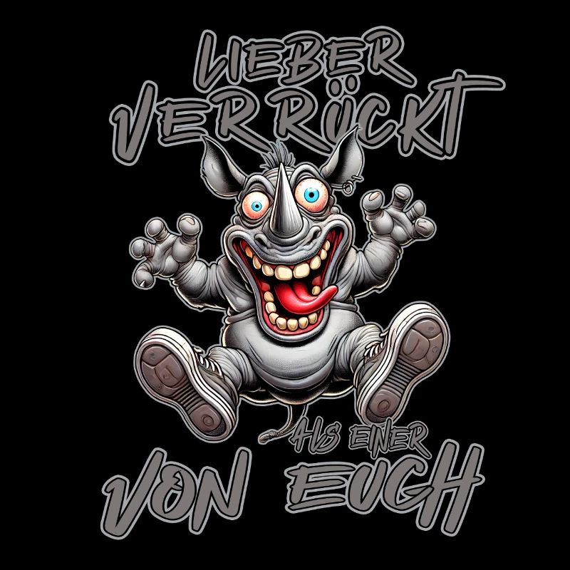 Nashorn Lieber verrückt als einer von euch