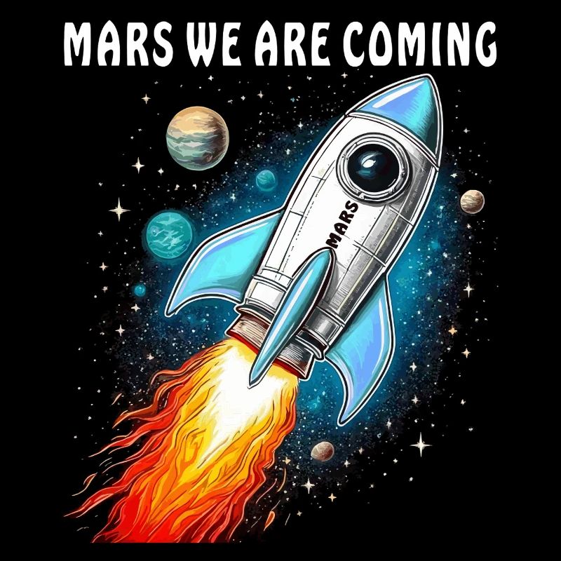 RAKETE MARS WE ARE COMING