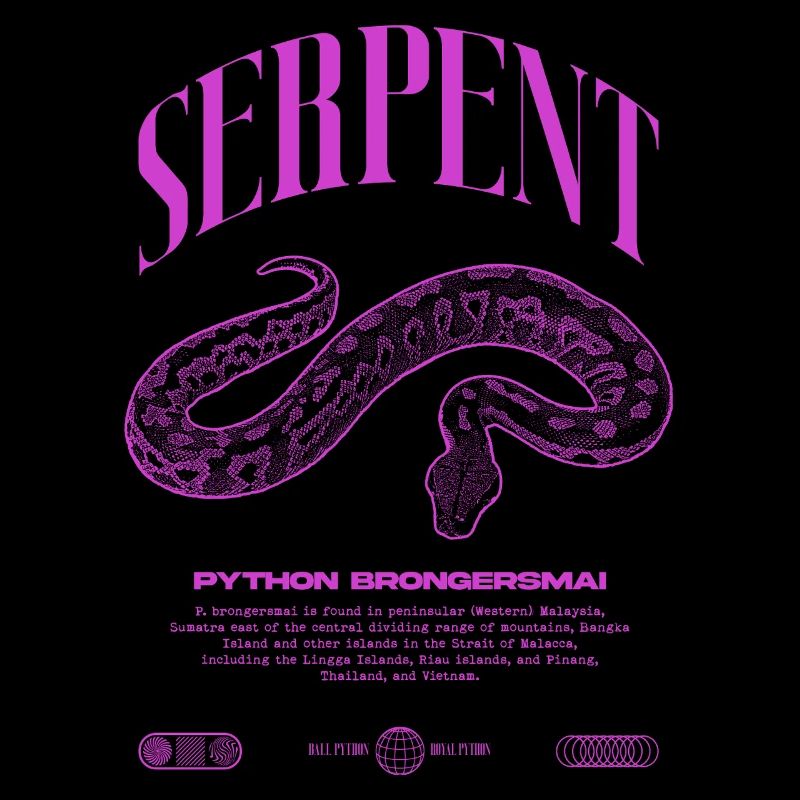 python de sang moderne reptile keeper streetwear