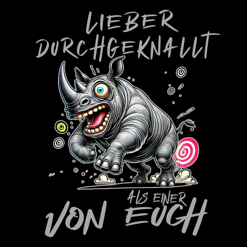 Nashorn Lieber durchgeknallt als einer von euch
