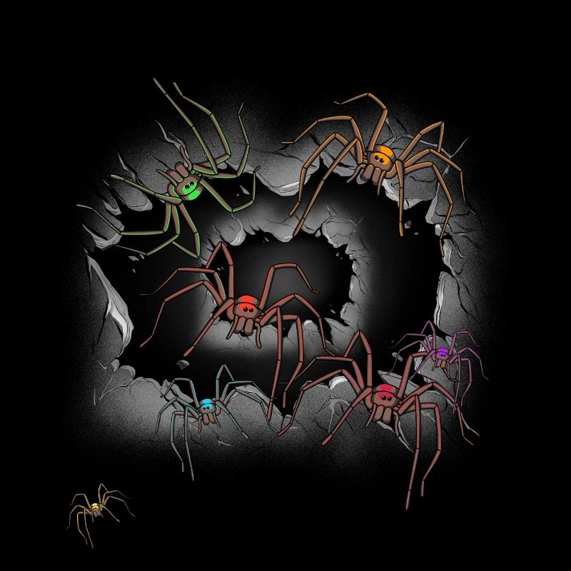 Araignées d’Halloween Araignées Araignées Phobie