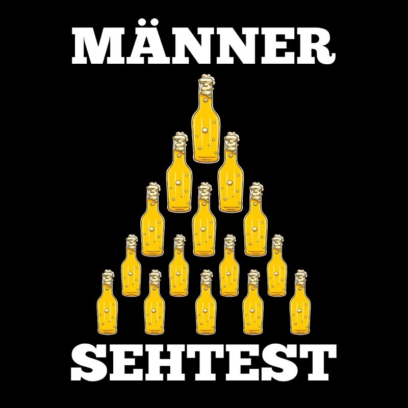 Pyramide de bière hommes test oculaire Bière dicton