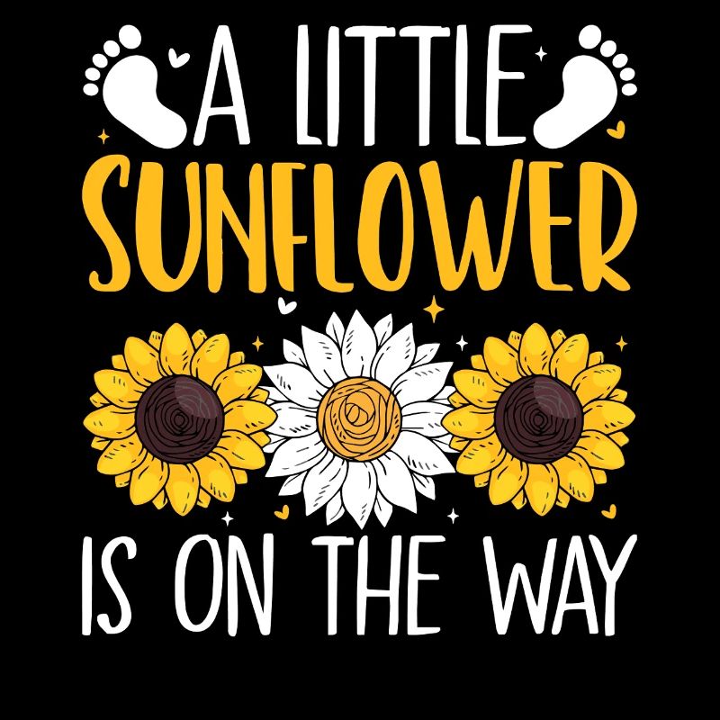 Ein kleines Sonnenblümchen ist unterwegs