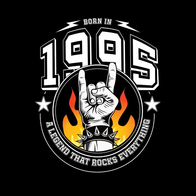 1995 Birthday, everything rocks. 30th Birthday