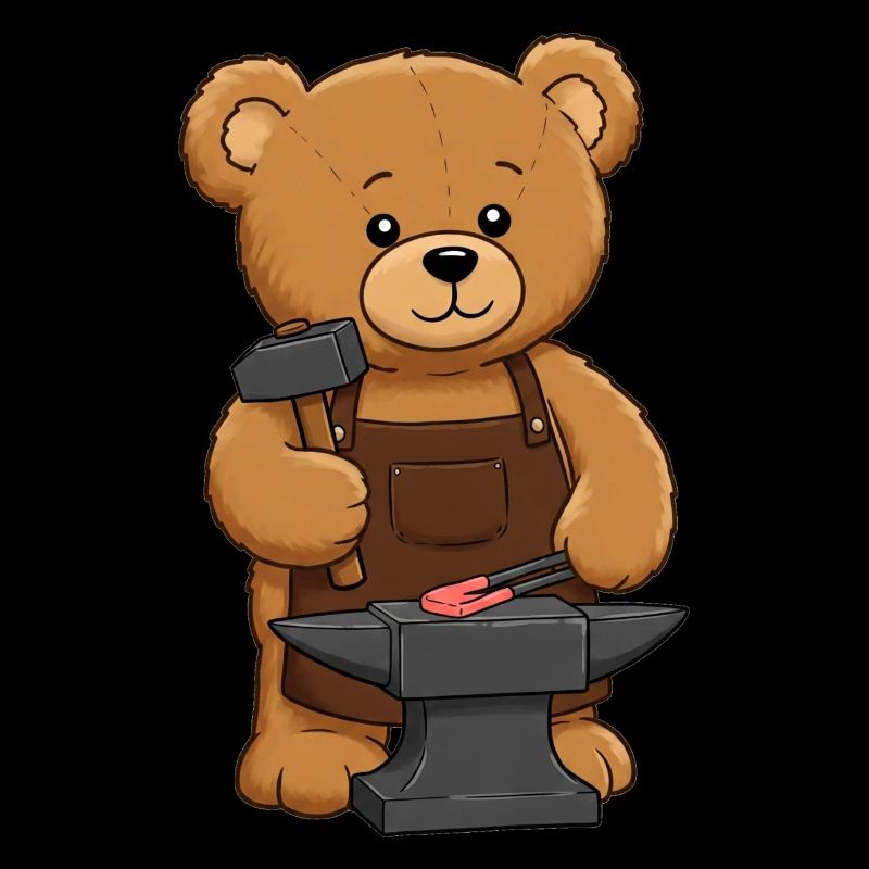 Teddybär Schmied