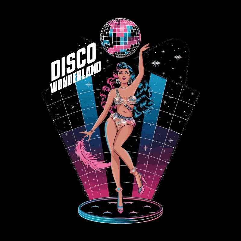 Disco Wonderland Retro Glamour Dance