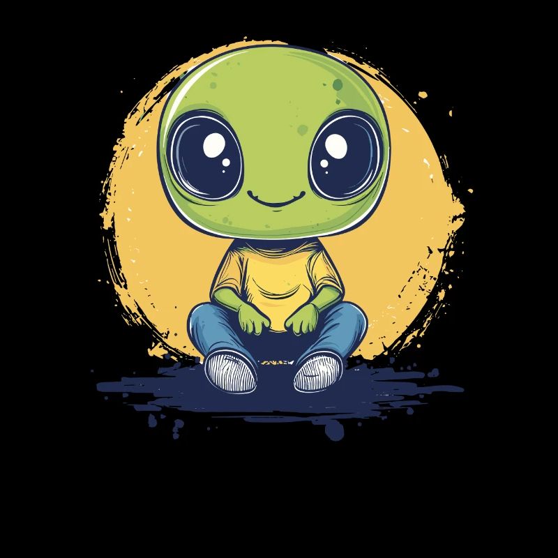 Niedlicher Alien-Junge