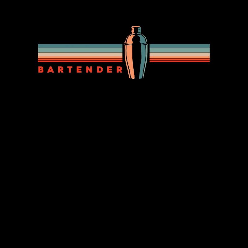 Retro Cocktail Cocktailshaker Bartender