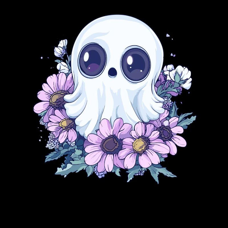 Geist mit Blumen