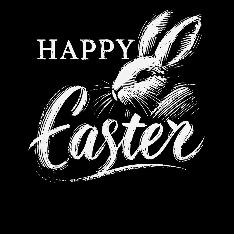 Easter Vintage Bunny Happy Easter