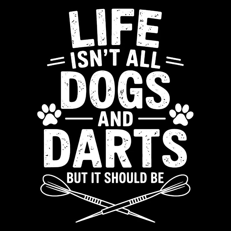 Darts Spruch Hunde Darten Lustiges Dart Geschenk