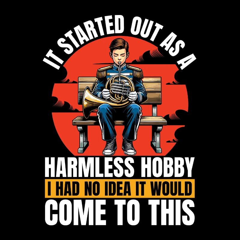 French Horn It Started Out As A Marching Band