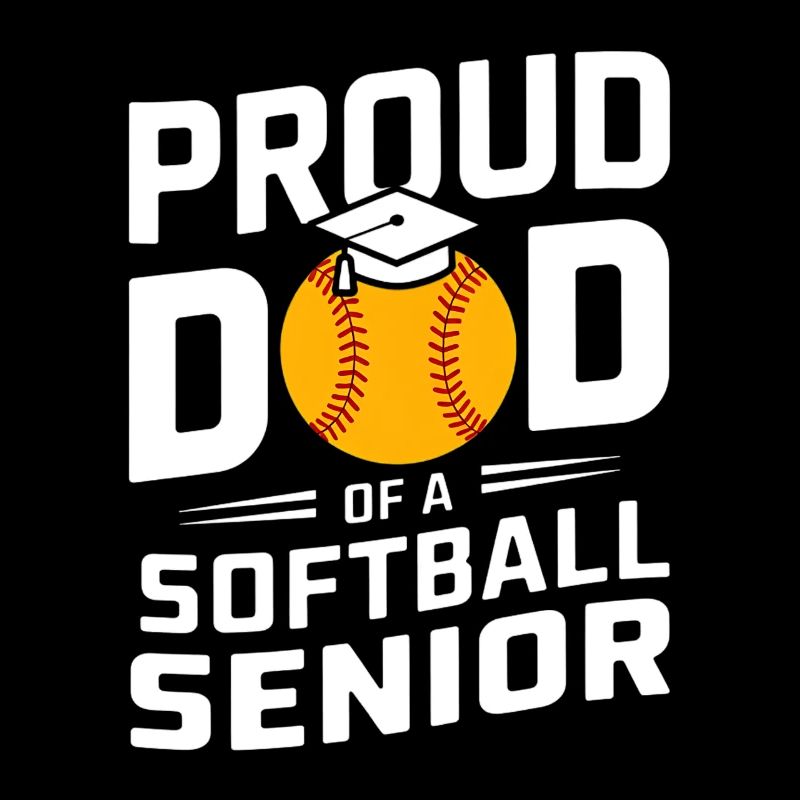 Fier diplômé de l’école secondaire Softball Dad